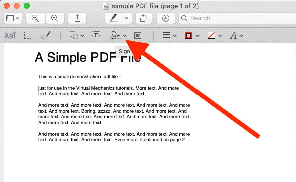  Add signature in PDF preview on Mac using your iPhone camera