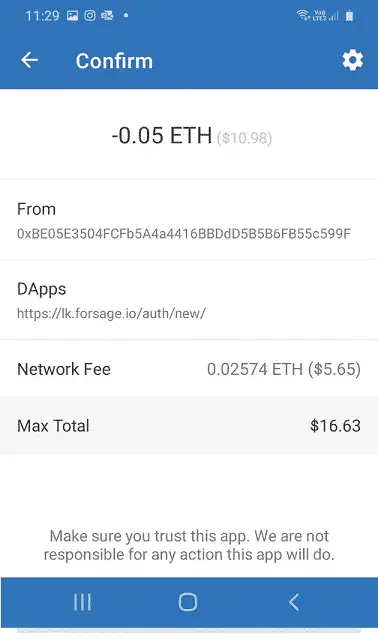 How I Join Forsage Using My Mobile Phone With Trust Wallet