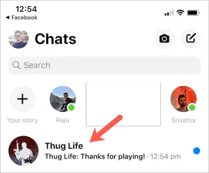 Delete Thug Life Game from Facebook Messenger