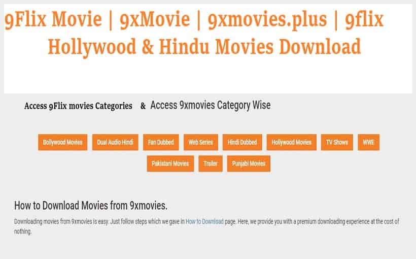 9Flix Movie | 9xMovie | 9xmovies.plus | 9flix Holly&Hindu Movies Download
