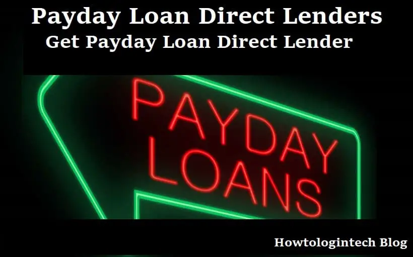 Payday Loan Direct Lenders - Get Payday Loan Direct Lender